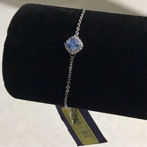 Swarovski Crystal Bracelet Petit Blue Silver